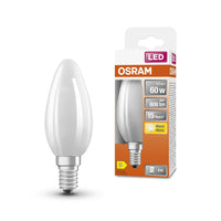 OSRAM Retrofit Classic B LED Lampe Kerzenform (ex 60W) 6W / 2700K Warmweiß E14-Leuchtmittel-LEDVANCE Shop OSRAM Retrofit Classic B LED Lampe Kerzenform (ex 60W) 6W / 2700K Warmweiß E14-Leuchtmittel-LEDVANCE Shop