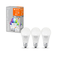 LEDVANCE Wifi SMART+ Classic LED Lampe RGBW mehrfarbig (ex 60W) 9W / 2700-6500K E27 3er-Leuchtmittel-LEDVANCE Shop LEDVANCE Wifi SMART+ Classic LED Lampe RGBW mehrfarbig (ex 60W) 9W / 2700-6500K E27 3er-Leuchtmittel-LEDVANCE Shop