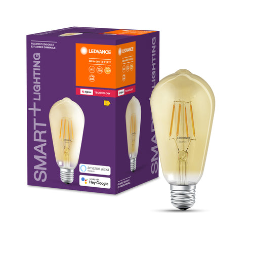LEDVANCE Smarte LED-Lampe mit ZigBee, Sockel E27, Dimmbar, Warmweiß (2