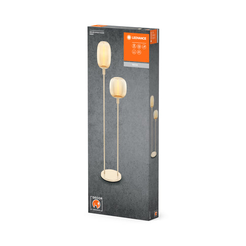 LEDVANCE Decor Stick Floor Beige Standleuchte 146cm 2x E27-Stehlampen-LEDVANCE Shop LEDVANCE Decor Stick Floor Beige Standleuchte 146cm 2x E27-Stehlampen-LEDVANCE Shop