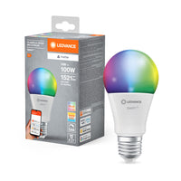 LEDVANCE Matter SMART+ LED Lampe CLASSIC A, RGB, Frost-Optik, 14W, 1521lm, E27