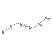 LEDVANCE LED Spotlight, 6-flammiger hochwertiger Spotstrahler aus Aluminium, geeignet für Wand und Decke Innen, austauschbare GU10-Leuchtmittel enthalten, Warmweiß (2700K), 3W, LED SPOT GU10 6x3W-Deckenleuchten-LEDVANCE Shop LEDVANCE LED Spotlight, 6-flammiger hochwertiger Spotstrahler aus Aluminium, geeignet für Wand und Decke Innen, austauschbare GU10-Leuchtmittel enthalten, Warmweiß (2700K), 3W, LED SPOT GU10 6x3W-Deckenleuchten-LEDVANCE Shop