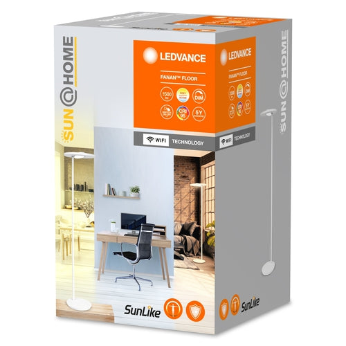 LEDVANCE Wifi SUN@HOME PANAN FLOOR LED Stehlampe 180cm 36W / 2200-5000K weiß B-Ware-Stehlampen-LEDVANCE Shop LEDVANCE Wifi SUN@HOME PANAN FLOOR LED Stehlampe 180cm 36W / 2200-5000K weiß B-Ware-Stehlampen-LEDVANCE Shop