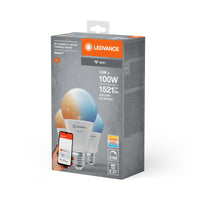 LEDVANCE SMART+ Wifi Classic LED Lampe TW FR E27 14W, 1521 lm, 2700…6500 K, Tunable White, 3er Pack-LEDVANCE Shop LEDVANCE SMART+ Wifi Classic LED Lampe TW FR E27 14W, 1521 lm, 2700…6500 K, Tunable White, 3er Pack-LEDVANCE Shop