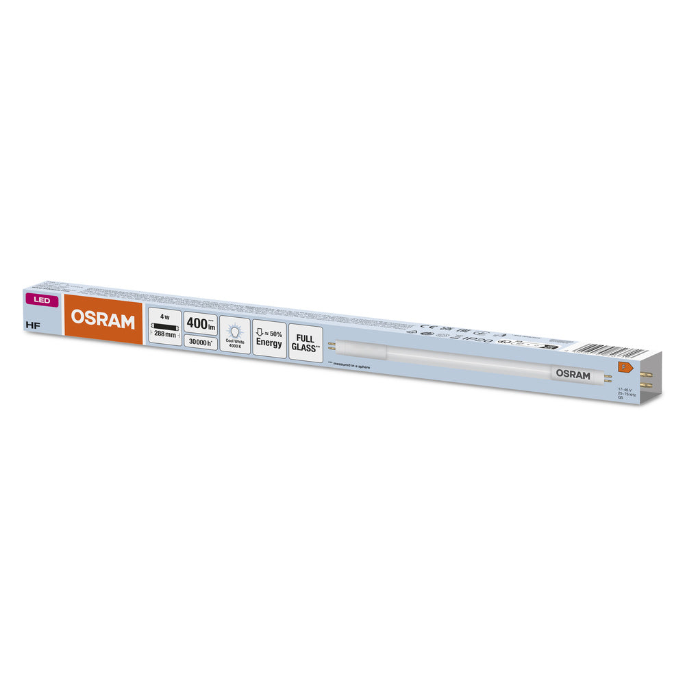 OSRAM LED Röhre TUBE T5 HF SHORT 288 mm 4W 840, 400 lm, 4000 K, Kaltweiß-LEDVANCE Shop OSRAM LED Röhre TUBE T5 HF SHORT 288 mm 4W 840, 400 lm, 4000 K, Kaltweiß-LEDVANCE Shop