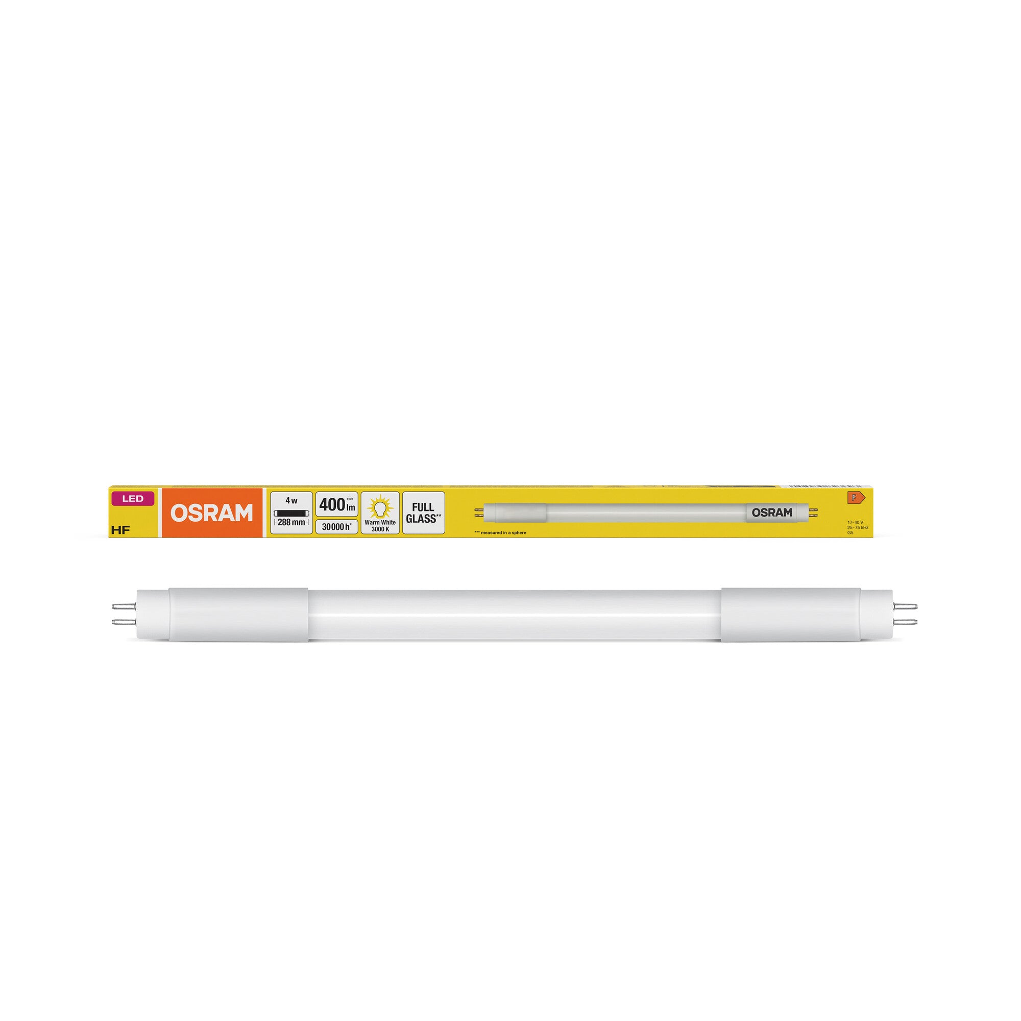 OSRAM LED TUBE T5 HF SHORT in Röhre, zweiseitig gesockelt-Form, Leucht