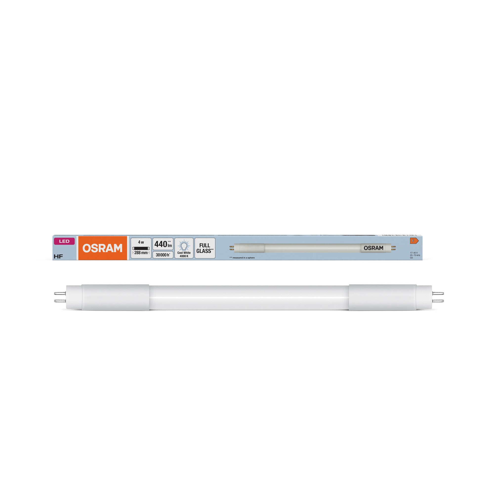 OSRAM LED TUBE T5 HF SHORT in Röhre, zweiseitig gesockelt-Form, Leucht
