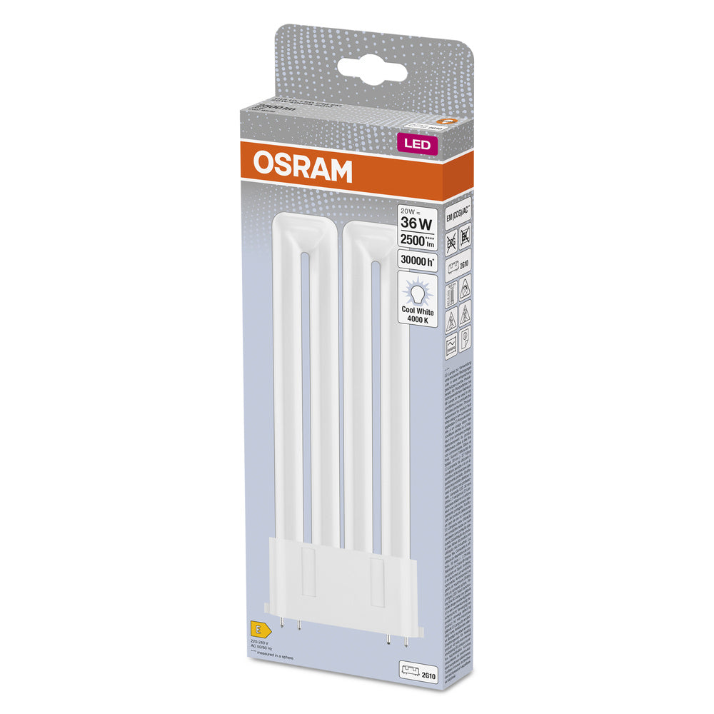 OSRAM DULUX LED F EM & AC MAINS LED Lampe 20W 840 2G10, 2500 lm, 4000 K, Kaltweiß-LEDVANCE Shop OSRAM DULUX LED F EM & AC MAINS LED Lampe 20W 840 2G10, 2500 lm, 4000 K, Kaltweiß-LEDVANCE Shop