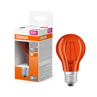 OSRAM LED Lampe LED STAR DÉCOR CLASSIC A 2.5W 515 Orange E27, 160 lm, 1500 K, Orange-LEDVANCE Shop OSRAM LED Lampe LED STAR DÉCOR CLASSIC A 2.5W 515 Orange E27, 160 lm, 1500 K, Orange-LEDVANCE Shop