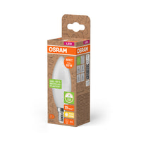 OSRAM LED Star Classic B 60 Lampe Recycled Plastic 7.5W Warmweiß Frosted E14-Leuchtmittel-LEDVANCE Shop OSRAM LED Star Classic B 60 Lampe Recycled Plastic 7.5W Warmweiß Frosted E14-Leuchtmittel-LEDVANCE Shop