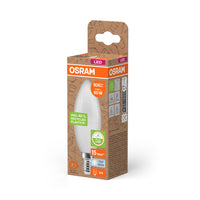 OSRAM LED Star Classic B 60 Lampe Recycled Plastic 7.5W Kaltweiß Frosted E14-Leuchtmittel-LEDVANCE Shop OSRAM LED Star Classic B 60 Lampe Recycled Plastic 7.5W Kaltweiß Frosted E14-Leuchtmittel-LEDVANCE Shop