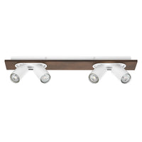 LEDVANCE DECOR SPOT MERCURY Deckenleuchte, 4 x 3,4W, Holzoptik, weiß-Deckenleuchten-LEDVANCE Shop LEDVANCE DECOR SPOT MERCURY Deckenleuchte, 4 x 3,4W, Holzoptik, weiß-Deckenleuchten-LEDVANCE Shop