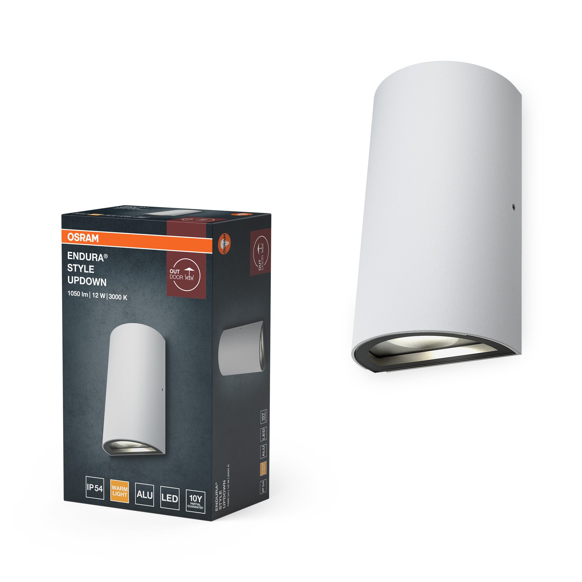 OSRAM ENDURA Style klassische LED-Außenleuchte mit Lichtaustritt oben