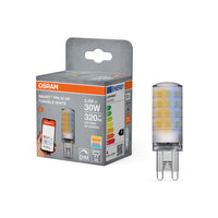 OSRAM Wifi SMART+ LED Lampe Tunable White (ex 30W) 3,5W / 2.700-6.500K Pin G9 OSRAM Wifi SMART+ LED Lampe Tunable White (ex 30W) 3,5W / 2.700-6.500K Pin G9