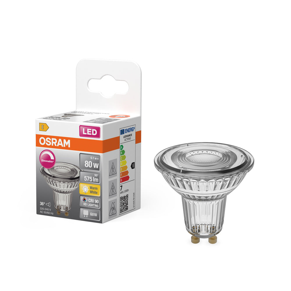 OSRAM LED Lampe LED SUPERSTAR PAR16 7W 927 GU10, 575 lm, 2700 K, Warmw