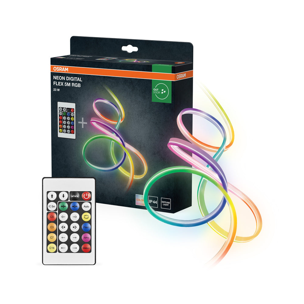 OSRAM SMART Zigbee flexibele LED-strips 2-polig, verlengstuk in transparant, IP20-bescherming, voor algemene verlichting OSRAM SMART Zigbee flexibele LED-strips 2-polig, verlengstuk in transparant, IP20-bescherming, voor algemene verlichting