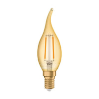 OSRAM VINTAGE 1906® LED Lampe LED CLASSIC B 1.5W 824 Gold E14 BA-Form, 120 lm, 2400 K, Warm Comfort Light-LEDVANCE Shop OSRAM VINTAGE 1906® LED Lampe LED CLASSIC B 1.5W 824 Gold E14 BA-Form, 120 lm, 2400 K, Warm Comfort Light-LEDVANCE Shop