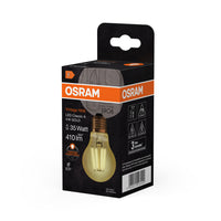 OSRAM VINTAGE 1906® LED Lampe LED CLASSIC A 4W 824 Gold E27, 410 lm, 2400 K, Warm Comfort Light-LEDVANCE Shop OSRAM VINTAGE 1906® LED Lampe LED CLASSIC A 4W 824 Gold E27, 410 lm, 2400 K, Warm Comfort Light-LEDVANCE Shop