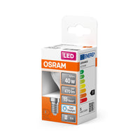 OSRAM LED Lampe LED STAR CLASSIC P 4.9W 865 Frosted E14, 470 lm, 6500 K, Kaltes Tageslicht-LEDVANCE Shop OSRAM LED Lampe LED STAR CLASSIC P 4.9W 865 Frosted E14, 470 lm, 6500 K, Kaltes Tageslicht-LEDVANCE Shop