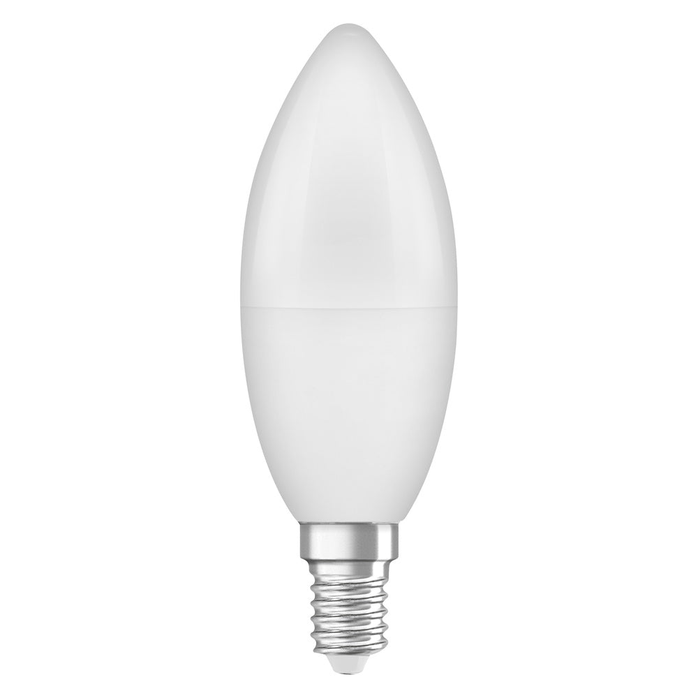 OSRAM LED Star Classic B 60 Lampe Recycled Plastic 7.5W Warmweiß Frosted E14-Leuchtmittel-LEDVANCE Shop OSRAM LED Star Classic B 60 Lampe Recycled Plastic 7.5W Warmweiß Frosted E14-Leuchtmittel-LEDVANCE Shop
