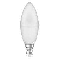 OSRAM LED Star Classic B 60 Lampe Recycled Plastic 7.5W Kaltweiß Frosted E14-Leuchtmittel-LEDVANCE Shop OSRAM LED Star Classic B 60 Lampe Recycled Plastic 7.5W Kaltweiß Frosted E14-Leuchtmittel-LEDVANCE Shop