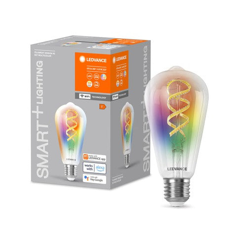 LEDVANCE SMART+ WIFI LED-Lampe, Weißglas, 4,8W, 470lm, E27-Leuchtmittel-LEDVANCE Shop LEDVANCE SMART+ WIFI LED-Lampe, Weißglas, 4,8W, 470lm, E27-Leuchtmittel-LEDVANCE Shop