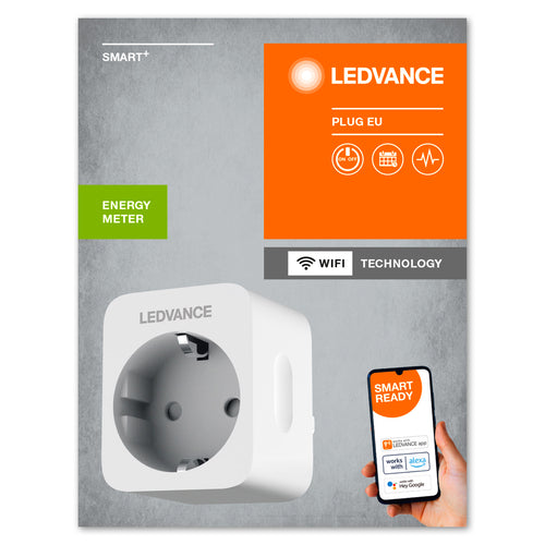 LEDVANCE Wifi SMART+ schaltbare Steckdose, inkl. Energiezähler, kompatibel mit Google und Alexa-Steckdosen-LEDVANCE Shop LEDVANCE Wifi SMART+ schaltbare Steckdose, inkl. Energiezähler, kompatibel mit Google und Alexa-Steckdosen-LEDVANCE Shop