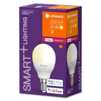 LEDVANCE Smarte LED-Lampe mit ZigBee Technologie, Sockel E14, Dimmbar, Warmweiß (2700 K), ersetzt Glühlampen mit 40 W, SMART+ Mini bulb Dimmable, 1er-Pack-Leuchtmittel-LEDVANCE Shop