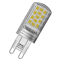 OSRAM LED Stiftsockellampe BASE PIN G9 LED-Lampe CL40 non-dimmable 4.2W, G9 , Warmweiß 5er Pack-Leuchtmittel-LEDVANCE Shop OSRAM LED Stiftsockellampe BASE PIN G9 LED-Lampe CL40 non-dimmable 4.2W, G9 , Warmweiß 5er Pack-Leuchtmittel-LEDVANCE Shop