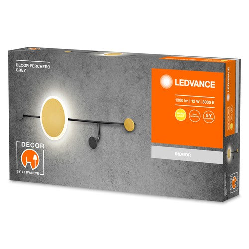 LEDVANCE DECOR Perchero Garderobenhaken 770mm, grau-Wandleuchten-LEDVANCE Shop LEDVANCE DECOR Perchero Garderobenhaken 770mm, grau-Wandleuchten-LEDVANCE Shop