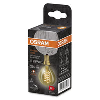 OSRAM Vintage 1906 LED-Lampe, Gold-Tönung, 3,4W, 250lm , Warmweiß , E14-Leuchtmittel-LEDVANCE Shop OSRAM Vintage 1906 LED-Lampe, Gold-Tönung, 3,4W, 250lm , Warmweiß , E14-Leuchtmittel-LEDVANCE Shop