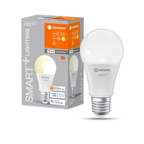 LEDVANCE SMART+ WIFI LED-Lampe, weiße Frost-Optik, 9W, 806lm-Leuchtmittel-LEDVANCE Shop LEDVANCE SMART+ WIFI LED-Lampe, weiße Frost-Optik, 9W, 806lm-Leuchtmittel-LEDVANCE Shop