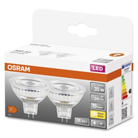 OSRAM Star LED Reflektorlampe für GU5.3-Sockel, klares Glas ,Warmweiß (2700K), 345 Lumen, Ersatz für herkömmliche 35W-Leuchtmittel, nicht dimmbar, 2-er Pack-Leuchtmittel-LEDVANCE Shop OSRAM Star LED Reflektorlampe für GU5.3-Sockel, klares Glas ,Warmweiß (2700K), 345 Lumen, Ersatz für herkömmliche 35W-Leuchtmittel, nicht dimmbar, 2-er Pack-Leuchtmittel-LEDVANCE Shop