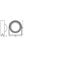 LEDVANCE SMART+ Outdoor WiFi-Wandleuchte 6,7W, 420lm, grau-Außenwandleuchten-LEDVANCE Shop LEDVANCE SMART+ Outdoor WiFi-Wandleuchte 6,7W, 420lm, grau-Außenwandleuchten-LEDVANCE Shop