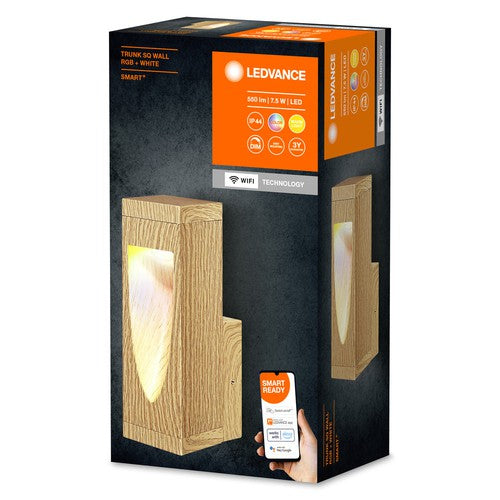 LEDVANCE SMART+ Outdoor WiFi-Wandleuchte 7,5W, 600lm, Holz-Außenwandleuchten-LEDVANCE Shop LEDVANCE SMART+ Outdoor WiFi-Wandleuchte 7,5W, 600lm, Holz-Außenwandleuchten-LEDVANCE Shop