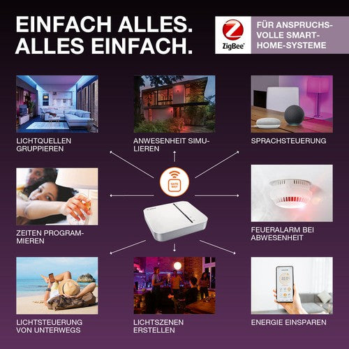 LEDVANCE Smart+ Lampe mit ZigBee Technologie, 9W, A60, matt, Lichtfarbe RGBW einstellbar, 806lm, Sockel B22D-Leuchtmittel-LEDVANCE Shop LEDVANCE Smart+ Lampe mit ZigBee Technologie, 9W, A60, matt, Lichtfarbe RGBW einstellbar, 806lm, Sockel B22D-Leuchtmittel-LEDVANCE Shop