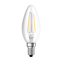 OSRAM Retrofit Classic B LED Lampe Kerzenform (ex 25W) 2,5W / 2700K Warmweiß E14-Leuchtmittel-LEDVANCE Shop OSRAM Retrofit Classic B LED Lampe Kerzenform (ex 25W) 2,5W / 2700K Warmweiß E14-Leuchtmittel-LEDVANCE Shop