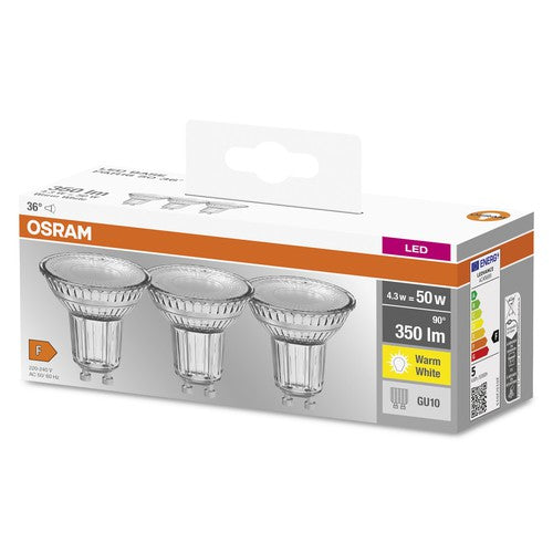 OSRAM LED BASE Spot PAR16 50 36° 4.3 W/2700K GU10 , Warmweiß-Leuchtmittel-LEDVANCE Shop OSRAM LED BASE Spot PAR16 50 36° 4.3 W/2700K GU10 , Warmweiß-Leuchtmittel-LEDVANCE Shop