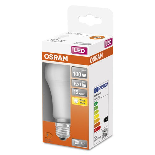 OSRAM LED STAR Classic A LED lamp matt (ex 100W) 13W / 2700K