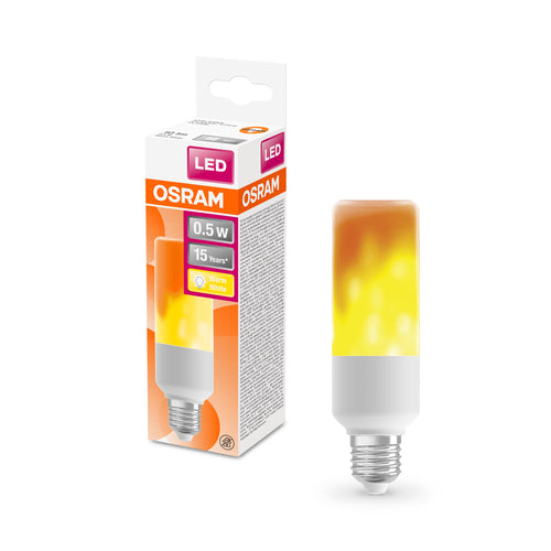 OSRAM LED Star Flame Stick LED Dekolampe mit Kerzeneffekt 0,5W E27