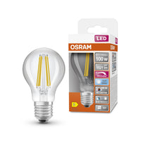 OSRAM Dimmbare LED-Lampe LED SUPERSTAR+ CL A FIL 100 dim 11W/940 E27 CRI90 BOX, E27