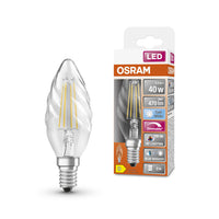 OSRAM Dimmbare LED-Lampe LED SUPERSTAR+ CL BW FIL 40 dim 3,4W/940 E14 CRI90 BOX