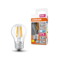 OSRAM FILAMENT LED-Lampe LED SUPERSTAR+ CL P GL FR 40 dim 3,4W/927 E27 CRI90 BOX, E27
