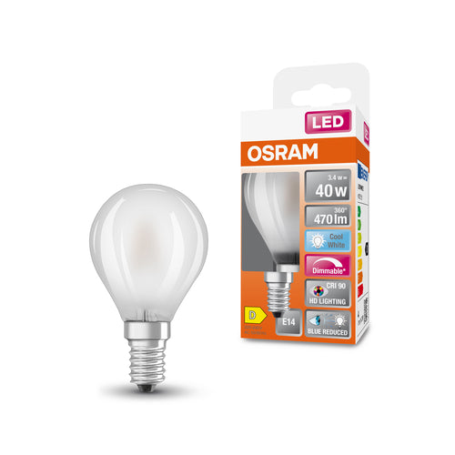 OSRAM FILAMENT LED-Lampe LED SUPERSTAR+ CL Edison FIL 60 dim 5,8W/927 E14 CRI90 BOX