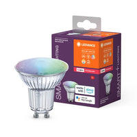 LEDVANCE Smart+ Reflektorlampe mit ZigBee Technologie, 4,9W, PAR16, Lichtfarbe RGBW einstellbar, Sockel GU10, 1er Pack