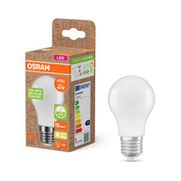 OSRAM LED Star Classic A 40 Lampe Recycled Plastic 4.9W Warmweiß Frosted E27