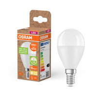 OSRAM LED Star Classic P 60 Lampe Recycled Plastic 7.5W Warmweiß Frosted E14