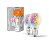 LEDVANCE SMART+ WIFI LED-Lampe, klar, 4,5W, 300lm, Filament, E27