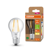 OSRAM LED Lampe Energieeffizienzklasse A Filament Classic Klar, 4W/3000K, E27