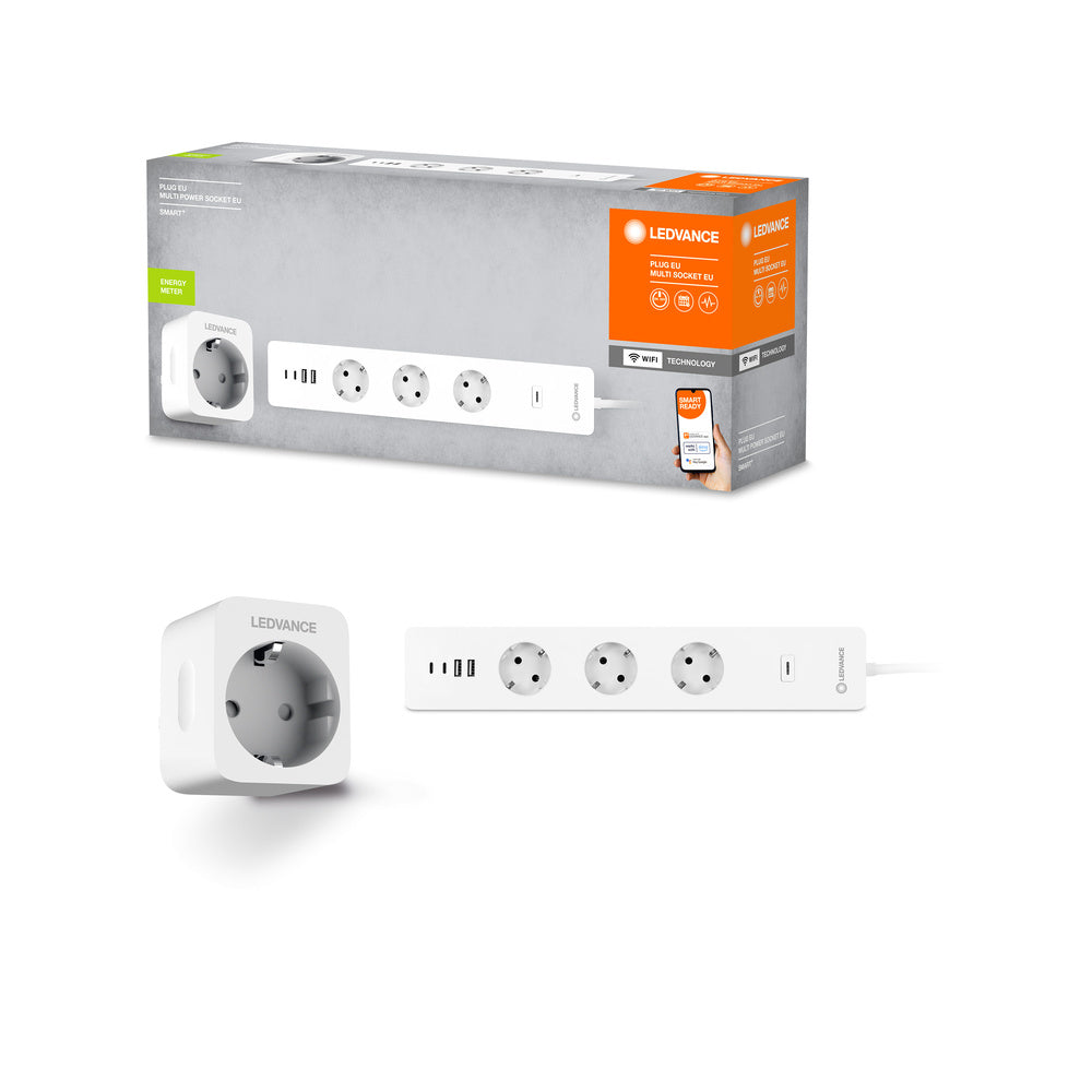 LEDVANCE Wifi SMART+ Multipower Set 3er Plug Steckdosenleiste und SMAR